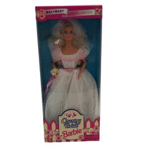 Country Bride 1994 Vintage Barbie Doll NFRB Walmart Exclusive